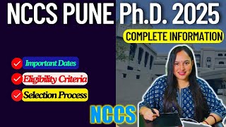 🔴📣📣CSIR NET 2024  PhD at NCCS Pune 2025 Official Notification amp How to Apply  Don’t Miss Out [upl. by Eaneg]