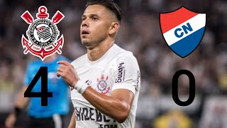 Melhores Momentos e SHOW DE ROMERO  Corinthians x Nacional  Copa SulAmericana2024 [upl. by Leary]