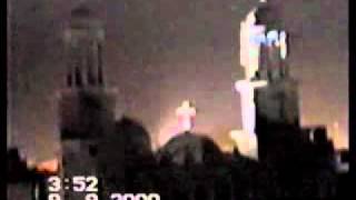 Apparition of virgin Marys lights over stMark Coptic church in asyout egypt y2000flv [upl. by Norvun]