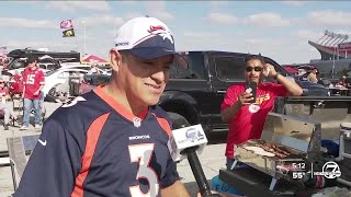 Broncos fans ready for TNF against Chiefs [upl. by Enttirb68]