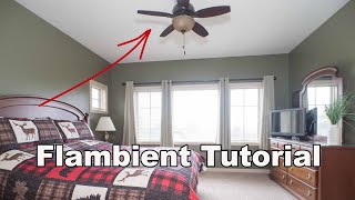 Flambient  Ceiling Fan Shadow Tutorial  Real Estate Photography [upl. by Haramat]