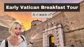 Early Vatican Tour With Breakfast An Insiders Look For 2024  Romewise [upl. by Sesom]