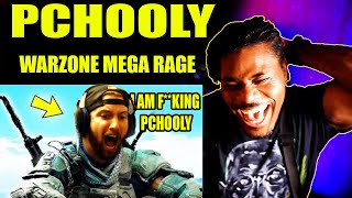 PCHOOLY WARZONE MEGA RAGE COMPILATION 7 REACTION [upl. by Lipp235]