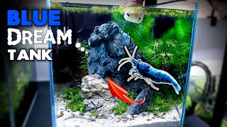 Aquascape Tutorial BLUE DREAM SHRIMP Nano Cube How To Planted Aquarium Step By Step Setup [upl. by Magena778]