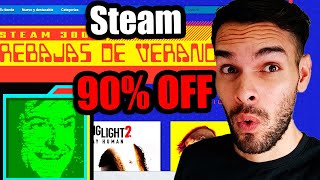 REBAJAS DE VERANO STEAM 2022 y como conseguir la INSIGNIA [upl. by Jeramey]