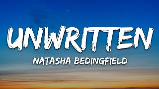 Natasha Bedingfield  Unwritten Lyrics Sped up [upl. by Uhayile]