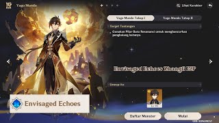 E0 Zhongli F2P Favonius amp Build  Envisaged Echoes  Genshin Impact [upl. by Casimire]