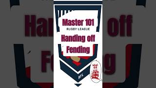 Rugby League Masters🏉 for beginners 🐣 I 3 Handing off🤚🚫 tips [upl. by Nomahs]