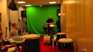 Off beatSambajamming with djembe davul and darbuka [upl. by Ambler]