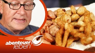 Gaumenschmaus oder Gaumengraus Dirk macht frittierten Wurstsalat  Abenteuer Leben  Kabel Eins [upl. by Erlinna]