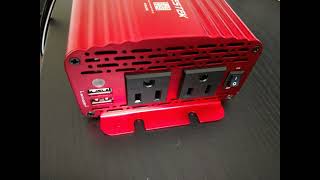 Bestek 300W Pure Sine Wave Inverter  Review and load test [upl. by Heller]