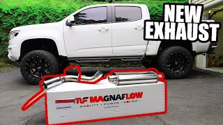 MY CHEVY COLORADO SOUNDS WAY BETTER NOW MAGNAFLOW STREET SERIES [upl. by Cusack]