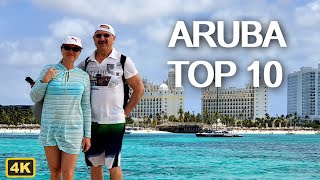 Aruba Top 10  Road Trip in PARADISE around the island [upl. by Noivaz]