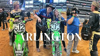 ARLINGTON PRESS DAY  Supercross 2024 [upl. by Luckett]