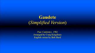 Gaudete  Balanced parts [upl. by Anavas]