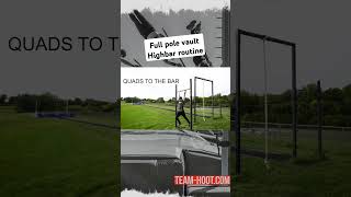 Full pole vault high bar routine for inverting [upl. by Dagna314]