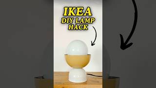 Ikea ACKJA lamp hack ikea ikeafind hack homehacks diy diyproject ikeadiy interiordesign [upl. by Adia]