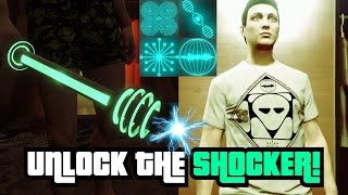 GTA 5  How To Unlock The NEW Shocker Weapon amp Mystery Tee  Fort Zancudo Puzzle Guide UFO Abduction [upl. by Ultan848]