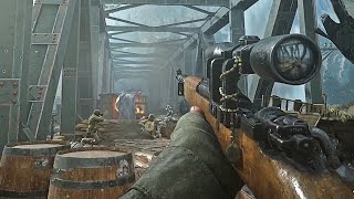 REMAGEN  Germany 1945  WW2 Realistic Sniper Mission Call of Duty [upl. by Ayerdna]