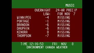 Winnipeg Weather Channel Archive  Nov 8th 2024 Part 2 [upl. by Ilaire]