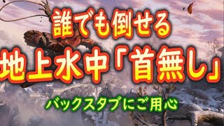 【隻狼SEKIRO】超簡単！地上水中「首無し」の倒しかた【攻略解説】 [upl. by Lotsyrc941]