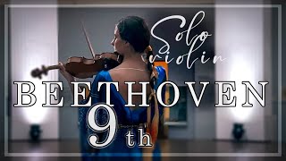 BEETHOVEN ODE TO JOY  9TH SYMPHONY  for Violin Solo [upl. by Selma]