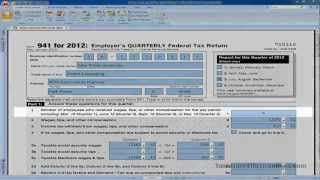 Tax Form 941  Line 1  Number of Employees  Video [upl. by Ploch731]