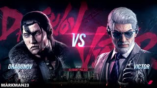 TEKKEN 8 PREVIEW EVENT  Dragunov VS Victor [upl. by Tayler]