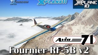 Avia71 Fournier RF5B v2 for Xplane 11 amp 10 [upl. by Rianon]