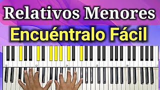 Tonos Mayores y Sus RELATIVOS MENORES  Como TOCAR y Encontrar Los RELATIVOS Menores En El PIANO [upl. by Mic346]