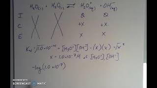 Autoionization of Water and pH [upl. by Jorin]