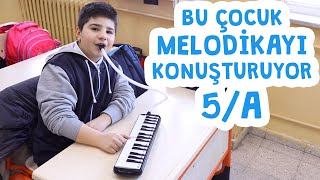 Melodikayı KONUŞTURAN 5 Sınıf Öğrencisi  Türk Marşı Melodika [upl. by Pritchard]