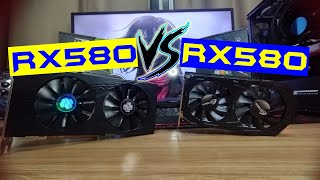 Teste RX580 da Mougol vs RX580 da Kinology [upl. by Claus]