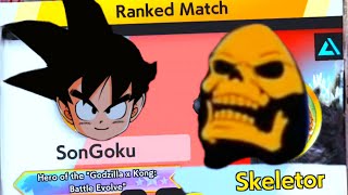 Son Goku vs Skeletor godzillabattleline [upl. by Alamat]