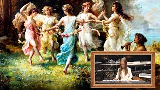 P Tchaikovsky Mirlitons Nutcracker – paintings by Hans Zatzka – synthesizer Eva Petrikova [upl. by Vicky]