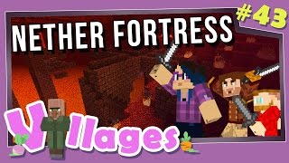 Minecraft Villages  43  Nether Fortress Modded Minecraft [upl. by Annahsar]