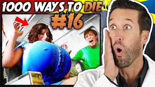 ER Doctor REACTS to 1000 Ways to Die Dumbest Injuries 16 [upl. by Allenrac]