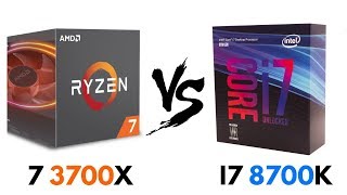 Ryzen 7 3700X vs i7 8700K  Test in GAMES amp BENCHMARKS  i7 8700K vs Ryzen 7 3700X [upl. by Enomahs]