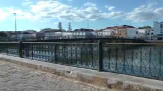 Tavira Old town on the Rio Gilao in Portugal [upl. by Caspar]