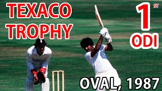 PAKISTAN v ENGLAND TEXACO TROPHY 1st ODI THE OVAL MAY 21 1987 JAVED MIANDAD CHRIS BROAD ALLAN LAMB [upl. by Ralph]