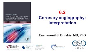 62 Manual of PCI  How to interpret the coronary angiogram [upl. by Ahsiam]