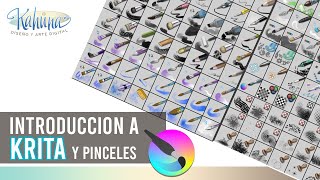 ⭐ Introducción a Krita 2022  🎨 Pinceles Krita  Cómo comenzar a pintar [upl. by Zebe]