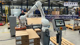 Segbert  Palettiercobot CPA 20  Palletizing cobot CPA20 [upl. by Nnylyma]