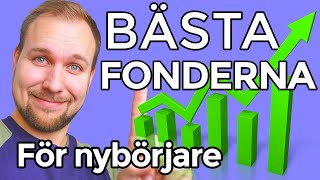 BÄSTA FONDERNA FÖR NYBÖRJARE Fondtips 2024 [upl. by Tasia]