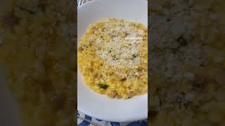 Risotto zucca e salsiccia autunno cucina food [upl. by Borries]