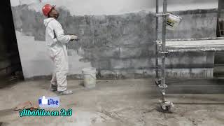 ✅✅ empastado de pared  ¿como va quedando ladrillo de muro lacasa tabiqueria pintura [upl. by Asiluy]