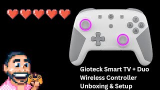 Gioteck Smart TV  Duo Wireless Controller Unboxing amp Setup [upl. by Eigroeg]