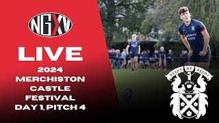 LIVE RUGBY MERCHISTON CASTLE FESTIVAL  DAY ONE PITCH FOUR [upl. by Biles]