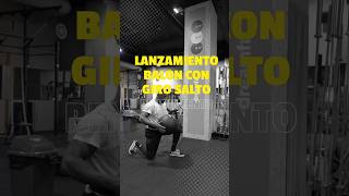 LANZAMIENTO BALON CON GIRO SALTO RENDIMEINTO HOMBRE Tutorial GYM [upl. by Mahgirb3]