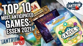 Top 10 Most Anticipated Board Games Essen Spiel 2021 [upl. by Alletse]